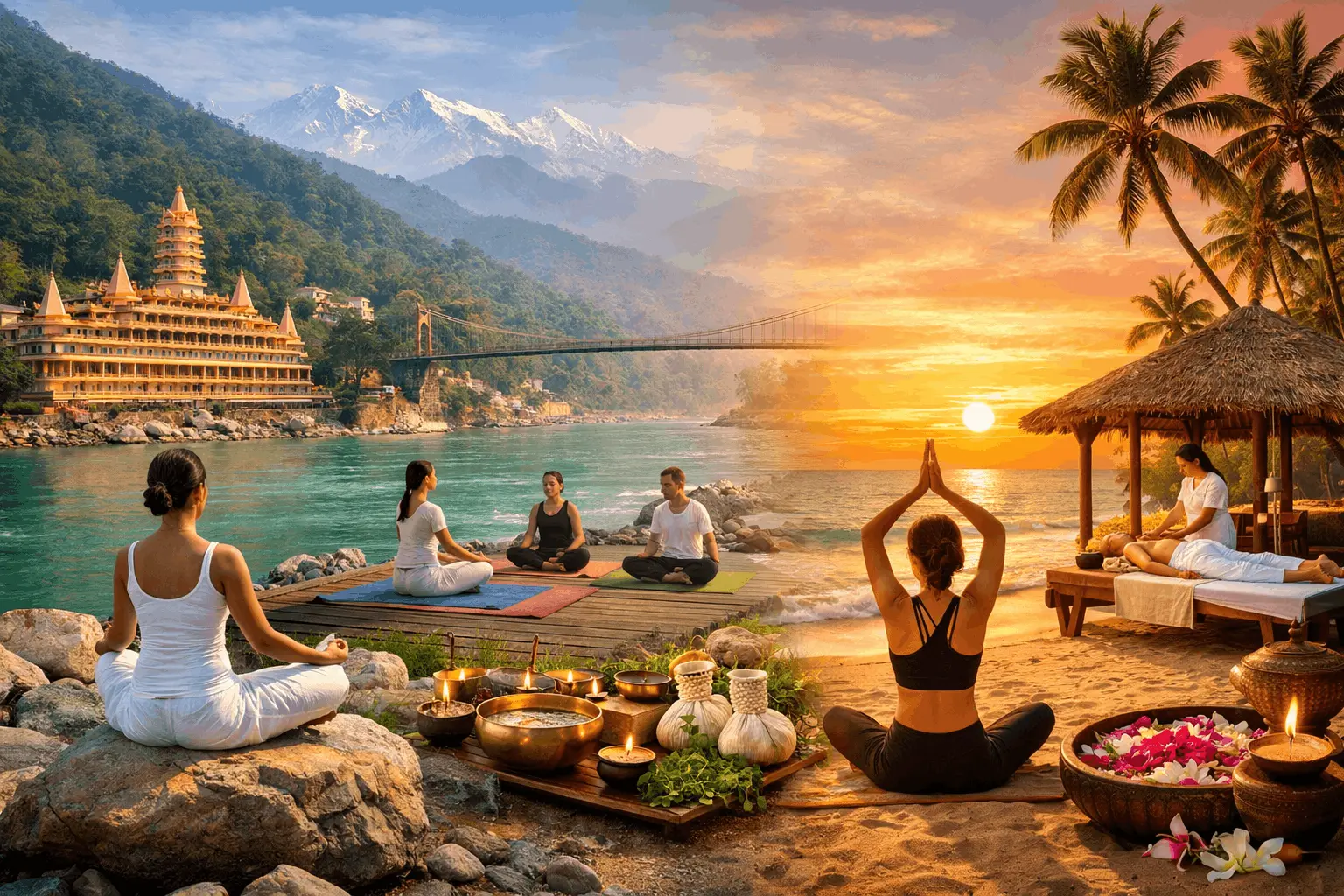 Wellness Retreats in Rishikesh & Goa