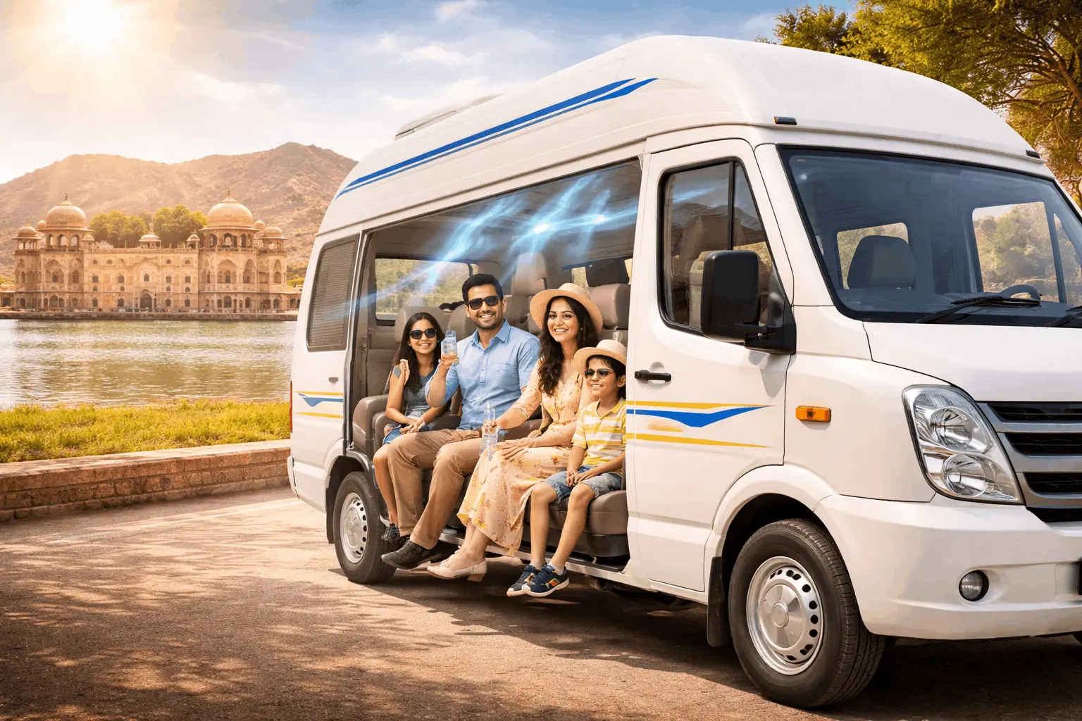Tempo Traveller for Rajasthan Tour